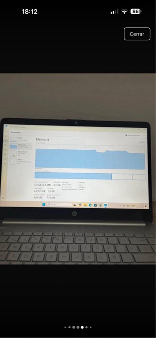 Portátil HP 14 i5 11ª Gen 8GB 512GB SSD