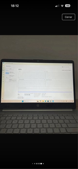 Portátil HP 14 i5 11ª Gen 8GB 512GB SSD