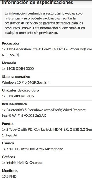 Lenovo L13 Yoga Gen 2 i7 1TB 13.3 Portátil