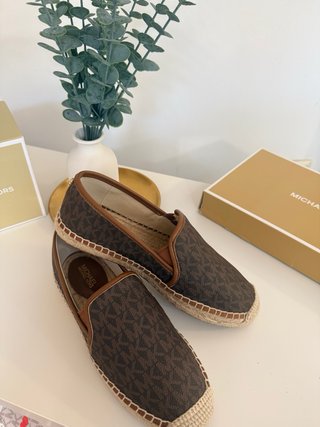 Alpargatas Michael Kors Beige/Marrón
