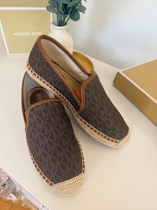 Alpargatas Michael Kors Beige/Marrón
