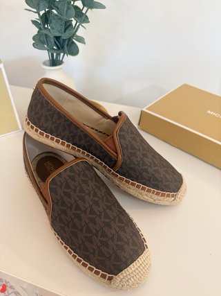 Alpargatas Michael Kors Beige/Marrón
