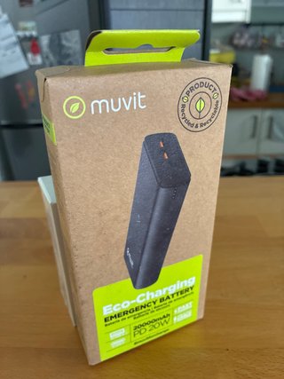 Muvit Batería Eco-Charging 20000mAh PD 20W