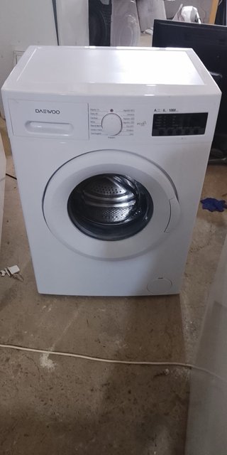 Lavadora Daewoo Blanca