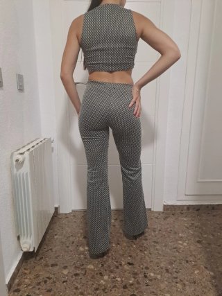 Conjunto Pull&Bear Top y Pantalón XXS