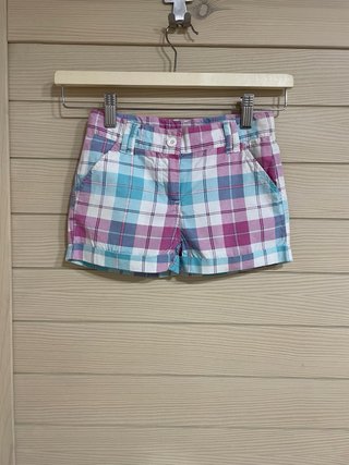 Shorts de verano a cuadros para niña