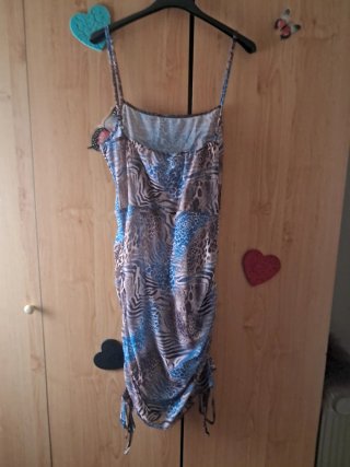 Vestido estampado animal print
