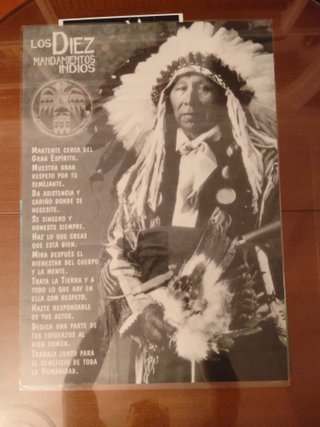 Los Diez Mandamientos Indios Poster