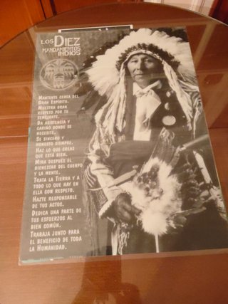 Los Diez Mandamientos Indios Poster