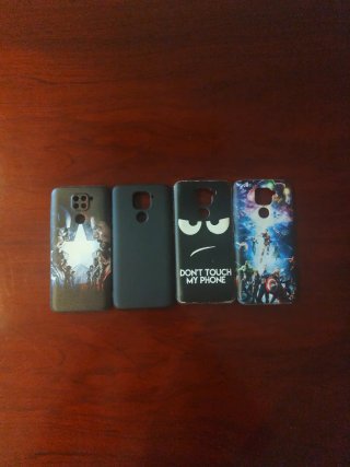4 Fundas (2 de Marvel) para Xiaomi redmi note 9.