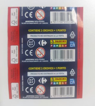 27 Cromos Selección Española Carrefour