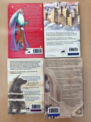 HARRY POTTER 1-4 and THE CURSED CHILD