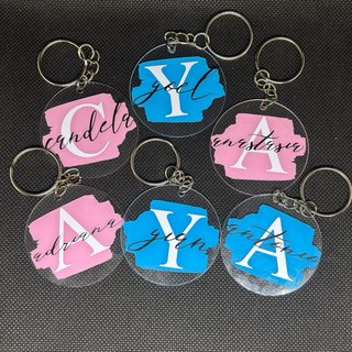 Llaveros personalizados iniciales