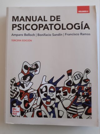 Libro Psicopatología I y II (UNED)