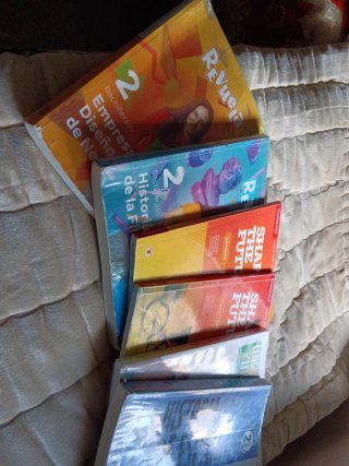 Libros 2 Bachillerato (Empresa, Historia, Inglés)