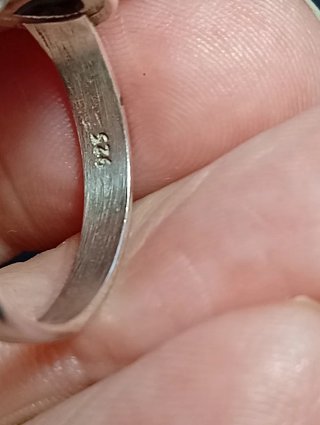 Anillo Plata Ley Malaquita ajustable
