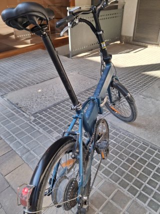 Bicicleta Eléctrica Plegable Decathlon B'Twin