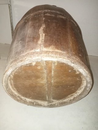 Galleda/Cubo madera antiguo pou-masia 1900