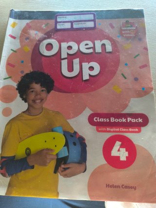 Libro Inglés Open up 4 Primaria ,ed Oxford.