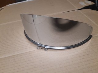 Visera Faro Harley D./Triumph Cromada