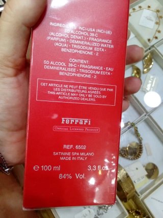 Ferrari Racing Eau de Toilette 100ml