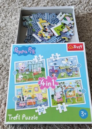 Puzzles Peppa Pig 4 en 1