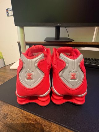 Nike Shox Rojas Plata