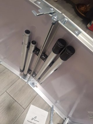 Mesa Camping Plegable Metálica