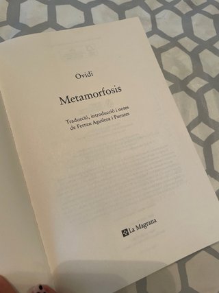 Metamorfosis (edició en català)