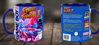 Taza Street Fighter II Game Boy Nintendo