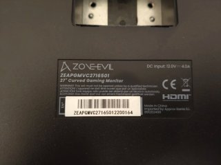 Monitor Gaming Zone Evil 27"