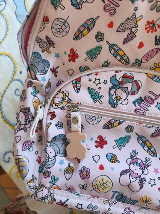 Mochila Tous Multicolor y Rosa