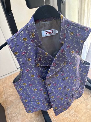 Chaleco Fallero Asti Talla 48- M Morado