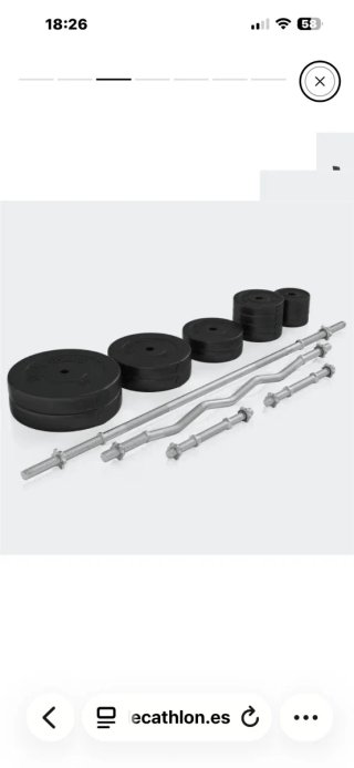Multiestación Gorilla Sports + Kit Pesas 100kg