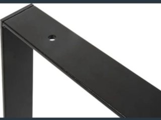 Patas de mesa acero negro estilo industrial