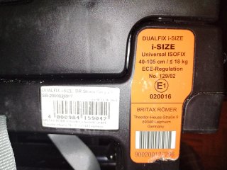 Britax Römer Dualfix i-Size Silla Coche