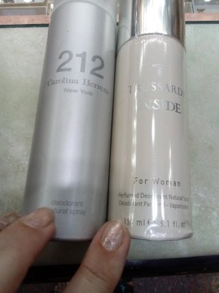 Set 2 Deodoranti Trussardi & Carolina Herrera