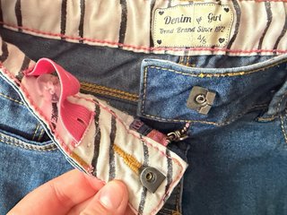 Shorts vaqueros niña