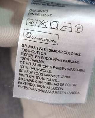 Bermuda Vaquera H&M Talla 32 Bajo Deshilachado