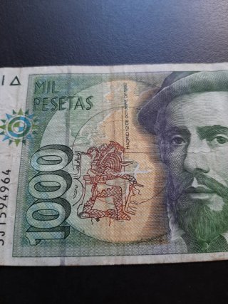 BILLETE DE 1000 PESETAS DE 1992