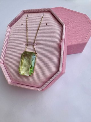 Collana Swarovski Millenia Verde Smeraldo