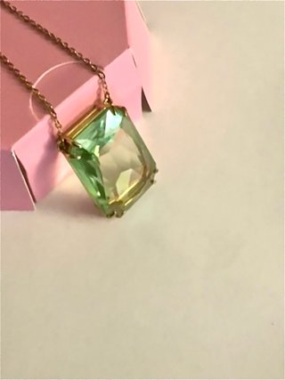 Collana Swarovski Millenia Verde Smeraldo