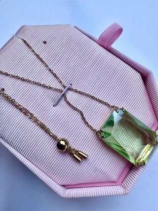 Collana Swarovski Millenia Verde Smeraldo