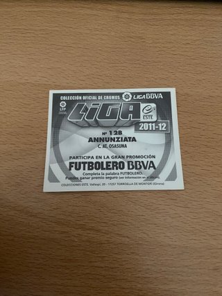 Cromo fútbol ANNUZIATA C. AT. OSASUNA