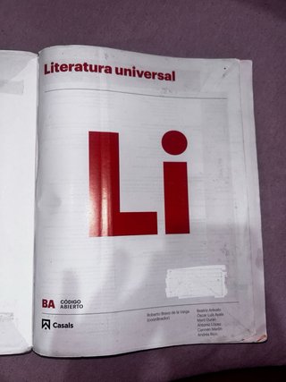 Literatura universal, BA.