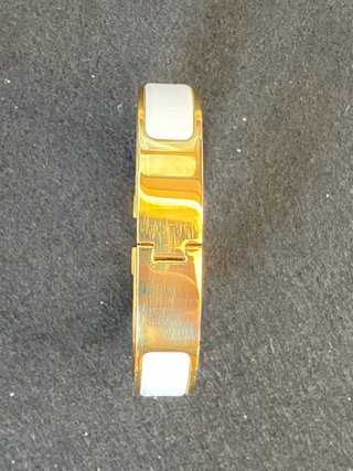 Bracciale Hermes Click H Oro Bianco