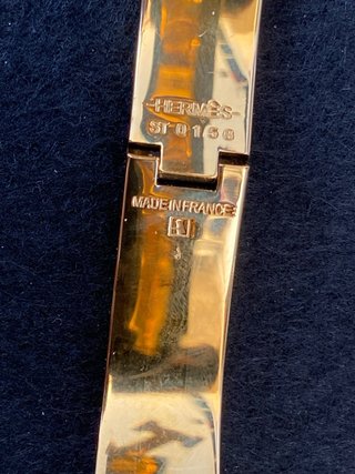Bracciale Hermes Click H Oro Bianco