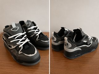 Zapatillas Urban Style Negro/Gris