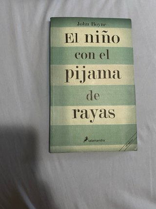 Libro “El niño con el pijama de rayas”