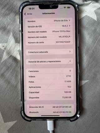 iPhone 13 Pro Max Argento - Uso Moderato